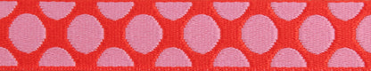 Down to Earth - Dot WEBBING in Pinkerberry - 1" width - by Tula Pink - One Yard (Preorder)