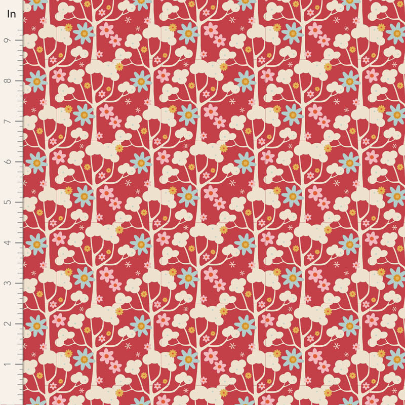 Jubilee - Wildgarden in Red - 100542 - Half Yard