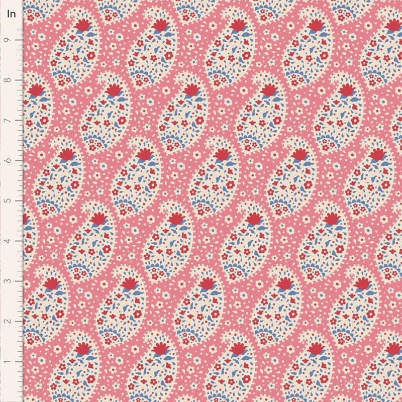 Jubilee - Teardrop in Pink - 100546 - Half Yard