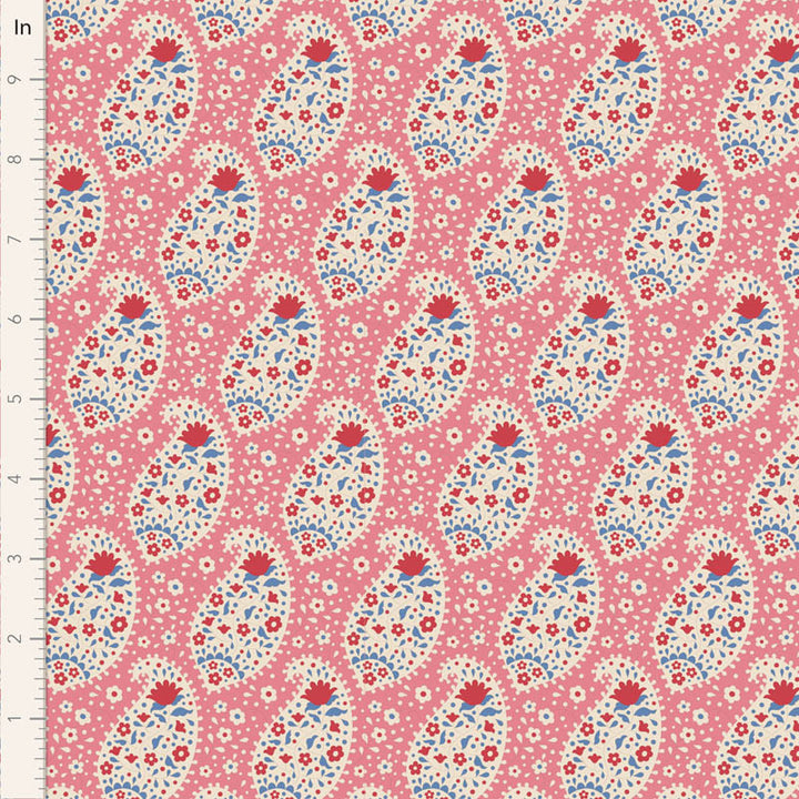 Jubilee - Teardrop in Pink - 100546 - Half Yard