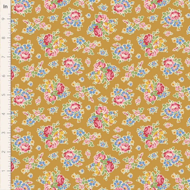 Jubilee - Sue in Mustard - 100549 - Half Yard