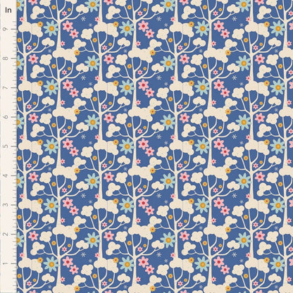 Jubilee - Wildgarden in Blue - 100552 - Half Yard