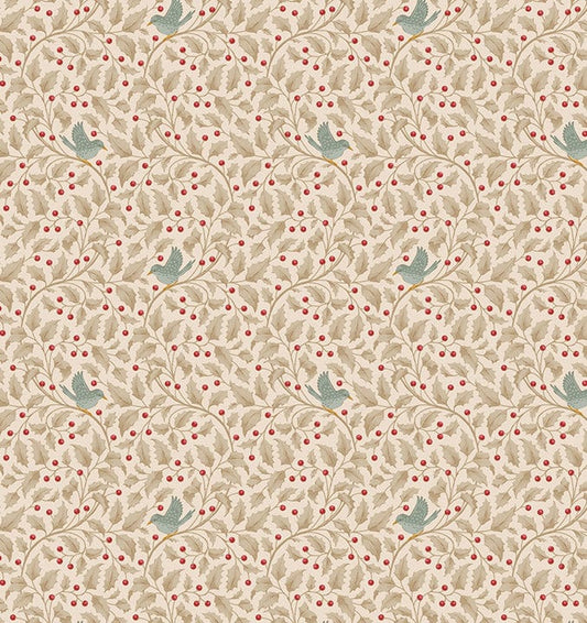 Holly Clay quilting fabric, part of the Merry Little Christmas fabric collection by Tilda Fabrics (SKU: TIL100636)