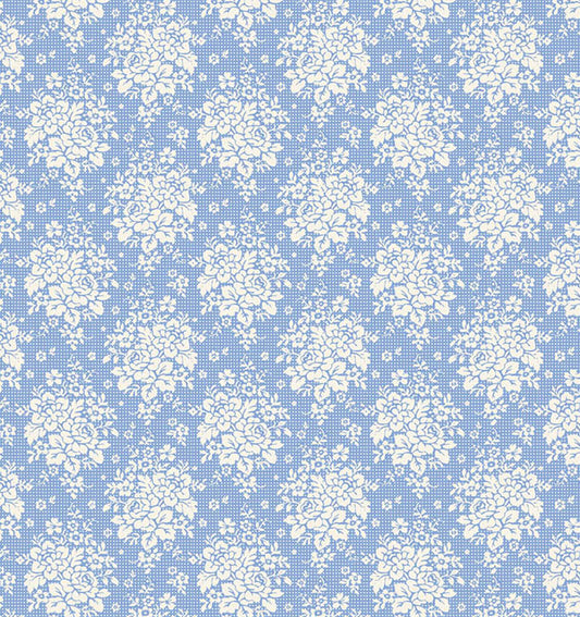 Picknic Sky quilting fabric, part of the Something Blue fabric collection by Tilda Fabrics (SKU: TIL100666)