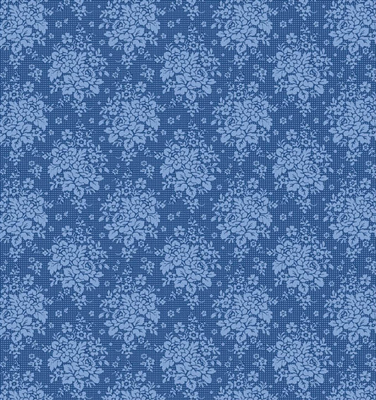 Picknic Denim quilting fabric, part of the Something Blue fabric collection by Tilda Fabrics (SKU: TIL100676)