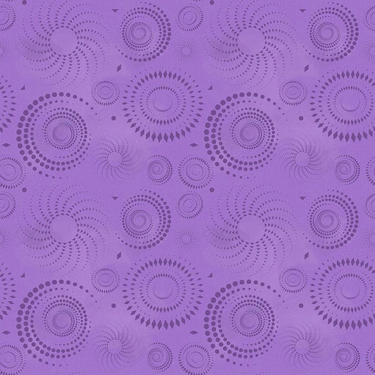 Dot Dot Goose in Lilac quilting fabric, part of the Colorstock fabric collection by Judy and Judel Niemeyer (SKU: JN-C2972 LILAC)