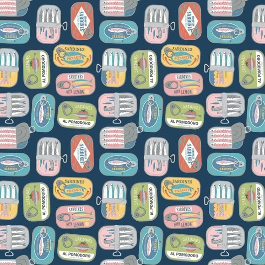 Partners in Brine quilting fabric, part of the Wanderlust fabric collection from Dear Stella (SKU: STELLA-D3420)