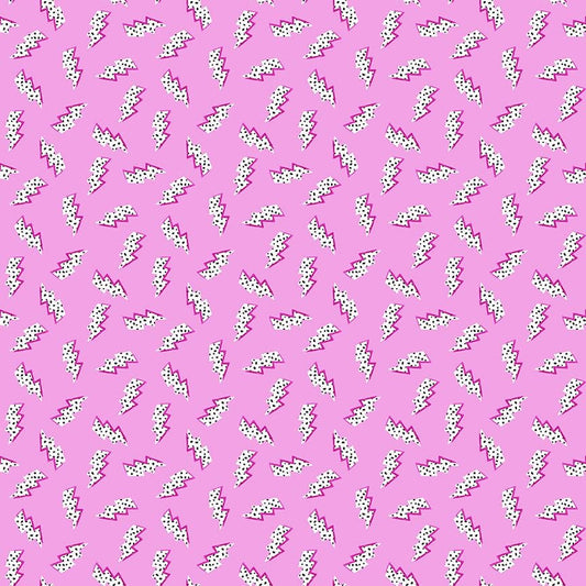 Bolt quilting fabric in Pink, part of the Mix Tape fabric collection by Pammie Jane (SKU: STELLA-DPJ3239 PINK)