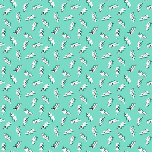 Bolt quilting fabric in Tiffany, part of the Mix Tape fabric collection by Pammie Jane (SKU: STELLA-DPJ3239 TIFFANY)