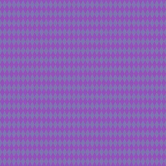 A closeup shot of the quilting fabric pattern called Harlequin, designed by Pammie Jane for Dear Stella, in the moonbeam colorway. The SKU is STELLA-DPJ3179 MOONBEAM.