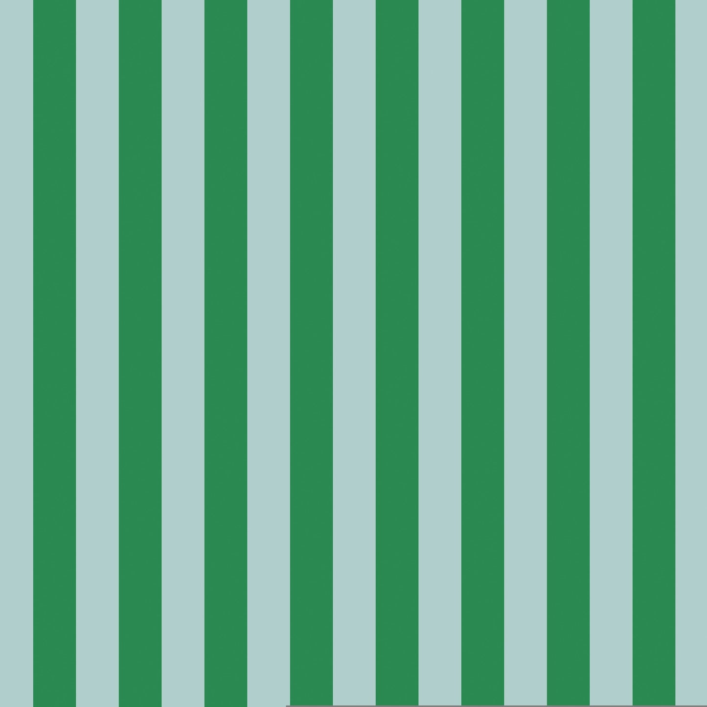 Cabana Stripe in Glade quilting fabric, part of the Paradise Royale fabric collection by Faye Guanipa (SKU: STELLA-DFG3396 GLADE)