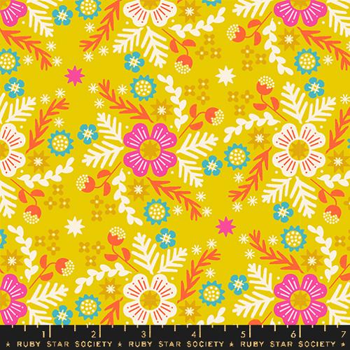 Cotton quilting fabric pattern called 'RS1073 13'. Part of the 'Pivot' fabric collection. Designed by Rashida Coleman Hale for fabric company Ruby Star Society. SKU: RS1073 13. 44-45 inch width.
