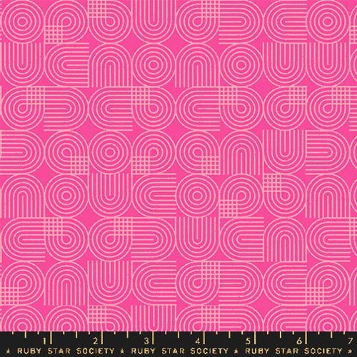 Cotton quilting fabric pattern called 'RS1076 12'. Part of the 'Pivot' fabric collection. Designed by Rashida Coleman Hale for fabric company Ruby Star Society. SKU: RS1076 12. 44-45 inch width.