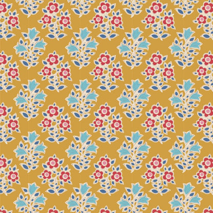 Jubilee - Farm Flowers in Mustard - 110098 - Half Yard