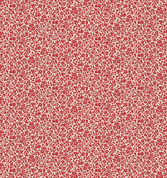 Eve Red quilting fabric, part of the Merry Little Christmas fabric collection by Tilda Fabrics (SKU: TIL110138)
