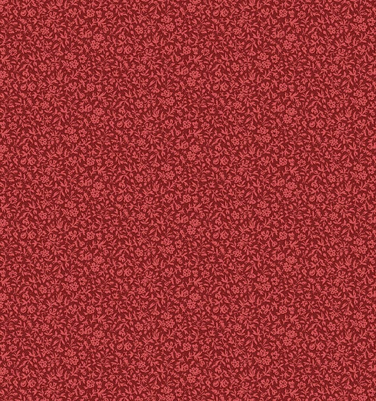 Eve Burgundy quilting fabric, part of the Merry Little Christmas fabric collection by Tilda Fabrics (SKU: TIL110140)