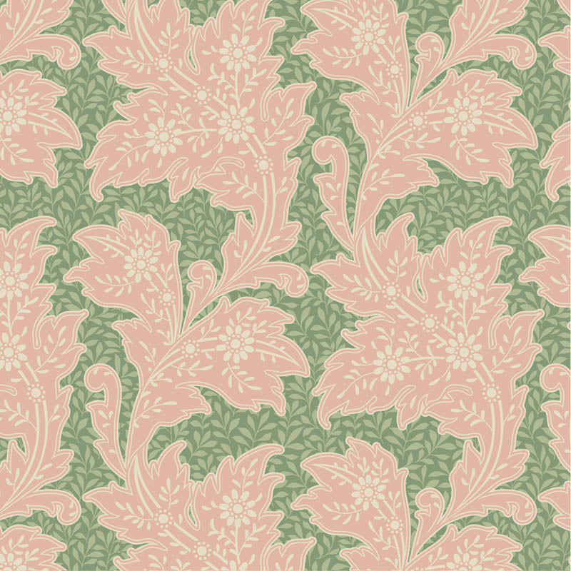Stella Sage quilting fabric, part of the Songbird fabric collection from Tilda Fabrics (SKU: TIL110154)