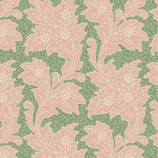Stella Sage quilting fabric, part of the Songbird fabric collection from Tilda Fabrics (SKU: TIL110154)