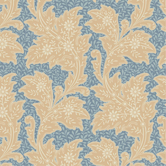 Stella Blue quilting fabric, part of the Songbird fabric collection from Tilda Fabrics (SKU: TIL110157)