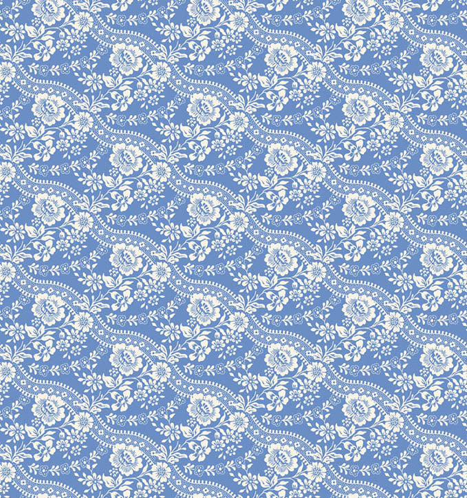 Celeste Blue quilting fabric, part of the Something Blue fabric collection by Tilda Fabrics (SKU: TIL110165)