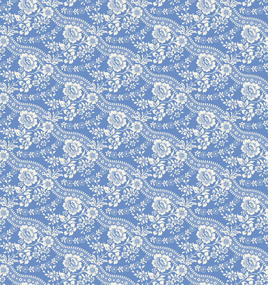 Celeste Blue quilting fabric, part of the Something Blue fabric collection by Tilda Fabrics (SKU: TIL110165)