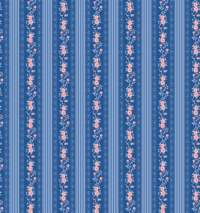 Claramay Denim quilting fabric, part of the Something Blue fabric collection by Tilda Fabrics (SKU: TIL110167)