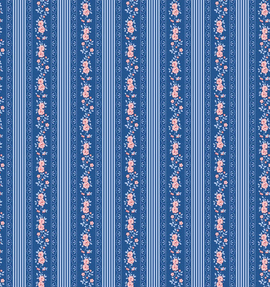 Claramay Denim quilting fabric, part of the Something Blue fabric collection by Tilda Fabrics (SKU: TIL110167)