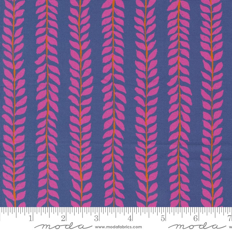 Maeve - Vines in Periwinkle - Crystal Manning for Moda - 11935 14 - Half Yard