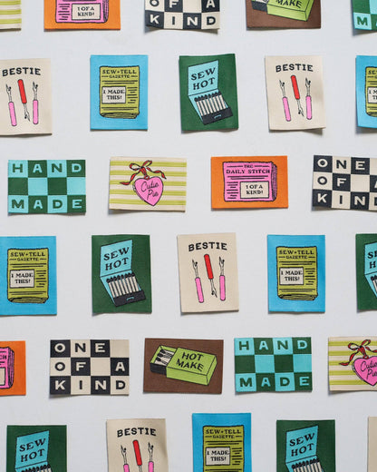 Daily Stitch Large Garment Labels: Set of 6