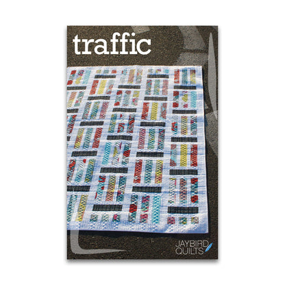 Paper quilt pattern called 'Traffic' by Jaybird Quilts. SKU: JBQ 127
