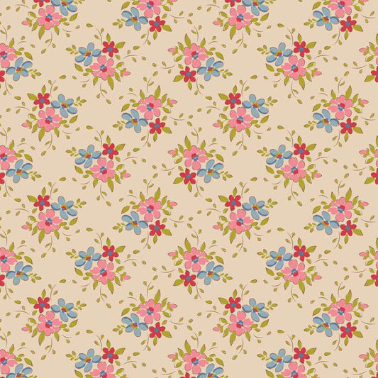 Cotton quilting fabric pattern called 'Spring'. Part of the 'Creating Memories' fabric collection. Designed by Tilda Fabrics for fabric company Tilda Fabrics. SKU: TIL130124. 44-45 inch width.