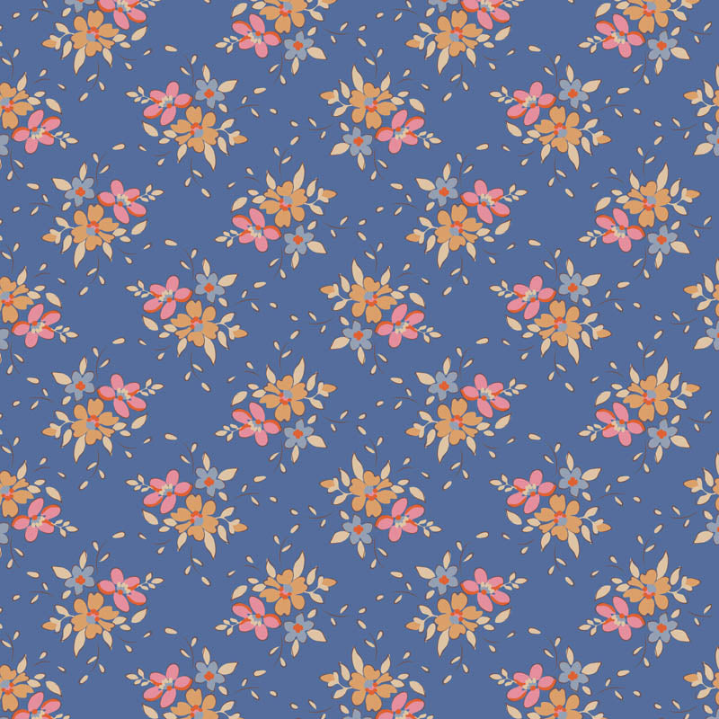 Cotton quilting fabric pattern called 'Summer'. Part of the 'Creating Memories' fabric collection. Designed by Tilda Fabrics for fabric company Tilda Fabrics. SKU: TIL130132. 44-45 inch width.