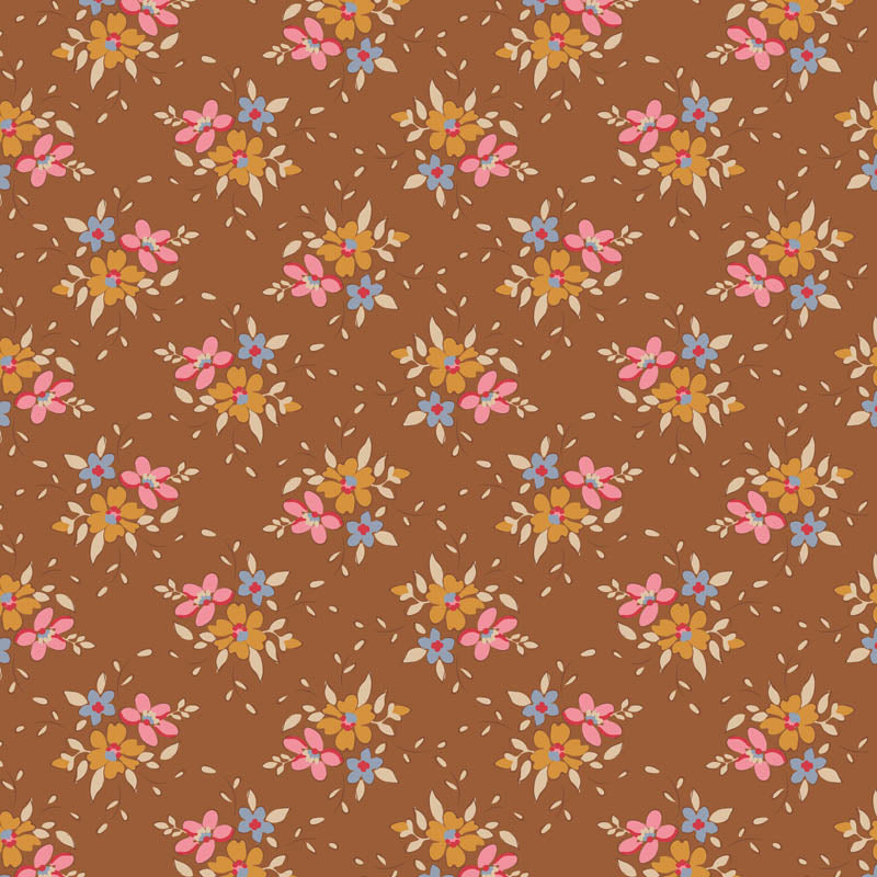  Creating Memories - Autumn - Frida in Brown - Tilda Fabrics - TIL130143