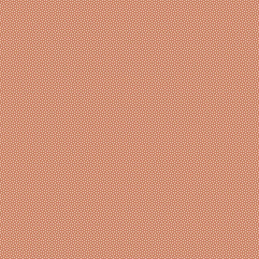 Terracotta quilting fabric, part of the Poppy Seed fabric collection from Tilda Fabrics (SKU: TIL130171)