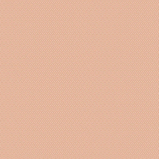 Dusty Peach quilting fabric, part of the Poppy Seed fabric collection from Tilda Fabrics (SKU: TIL130172)