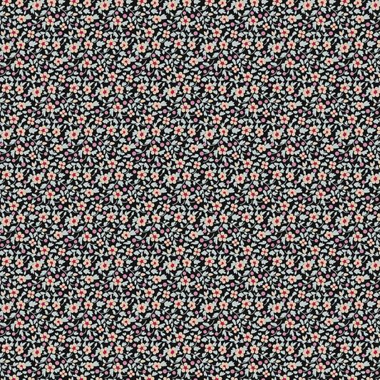 Charcoal quilting fabric, part of the Brie Basic fabric collection from Tilda Fabrics (SKU: TIL130186)