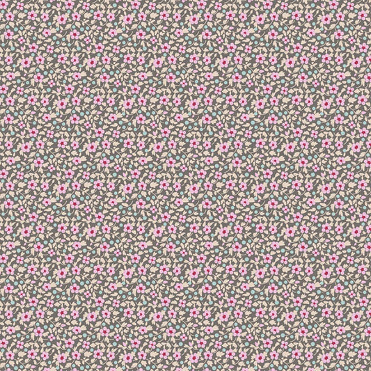 Grey quilting fabric, part of the Brie Basic fabric collection from Tilda Fabrics (SKU: TIL130187)