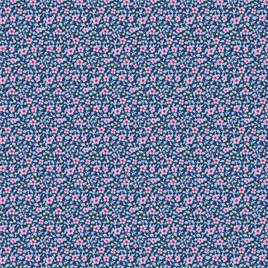 Denim quilting fabric, part of the Brie Basics fabric collection from Tilda Fabrics (SKU: TIL130190)