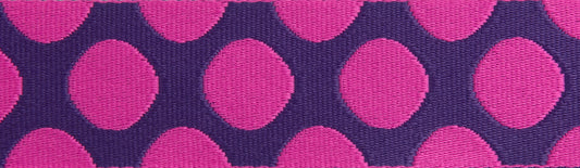 Down to Earth - Dot WEBBING in Plum Crazy - 1-1/2" width - by Tula Pink - One Yard (Preorder)