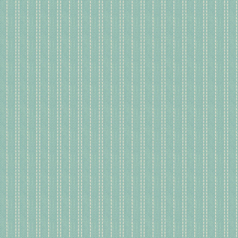 Creating Memories - Spring - Seamstripe Woven in Teal - Tilda Fabrics - TIL160060
