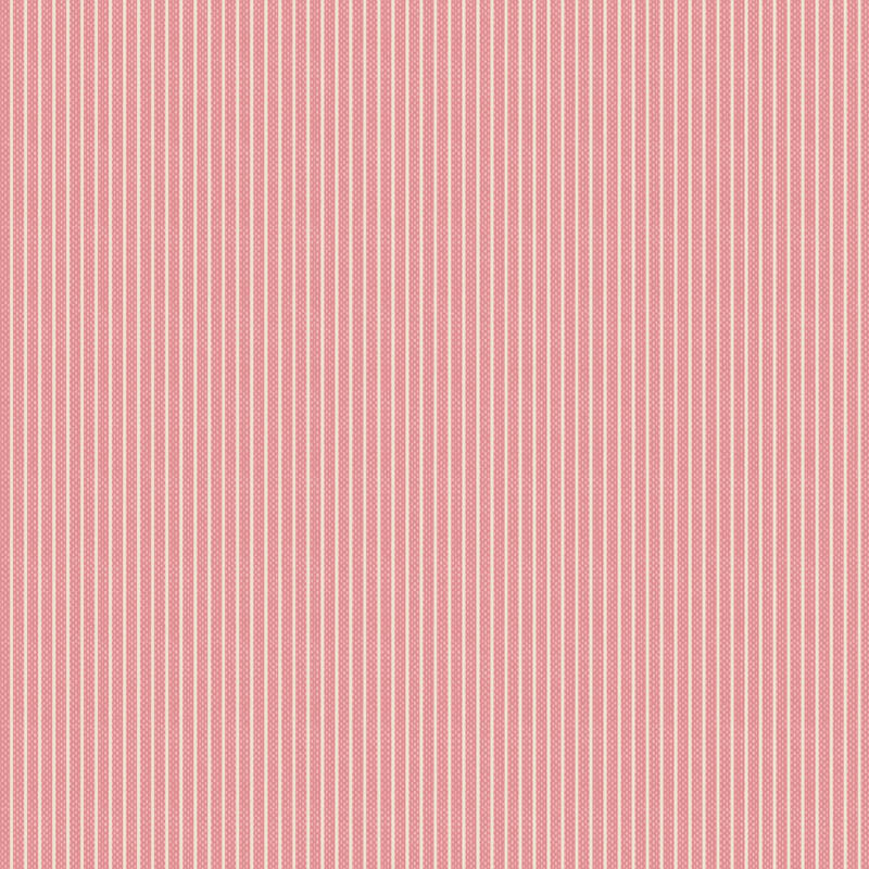 Creating Memories - Spring - Tiny Stripe Woven in Pink - Tilda Fabrics - TIL160063