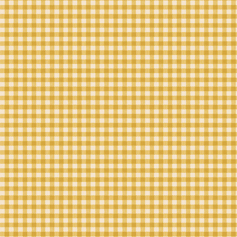  Creating Memories - Spring - Gingham Woven in Yellow - Tilda Fabrics - TIL160065