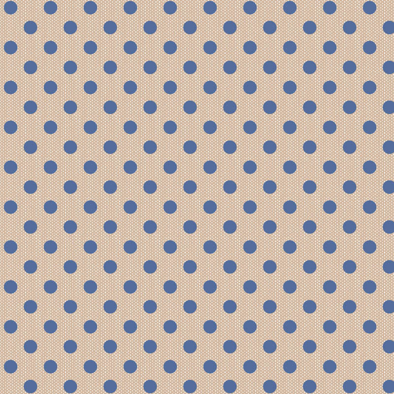 Creating Memories - Summer - Polka Dot Woven in Blue - Tilda Fabrics - TIL160071