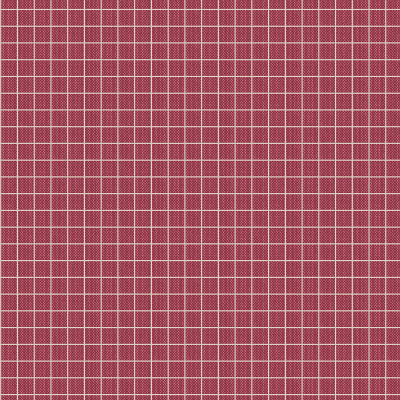 Creating Memories - Winter - Plaid Woven in Burgundy - Tilda Fabrics - TIL160086