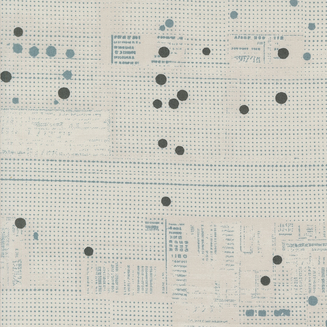 PREORDER - Still More Paper - Tickets in Fog - Zen Chic - 1870 13 - Half Yard