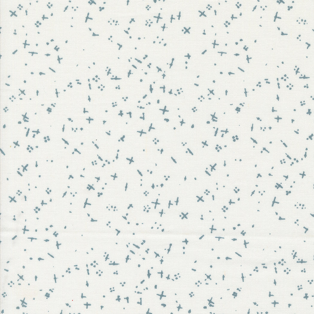 PREORDER - Still More Paper - Scattered in White - Zen Chic - 1872 12 - Half Yard