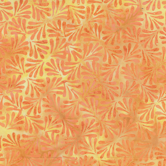 Painted Sky - Fans in Citrus - Baliscapes - 20228Q-X - Half Yard (Preorder)
