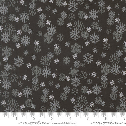 Snow Flurry in Midnight quilting fabric, part of the Holiday Cheer fabric collection by Stacy Iest Hsu (SKU: 20976 20)