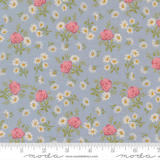 Rose Garden in Dusk quilting fabric, part of the My Secret Garden fabric collection by Stacy Iest Hsu (SKU: 20985 21)