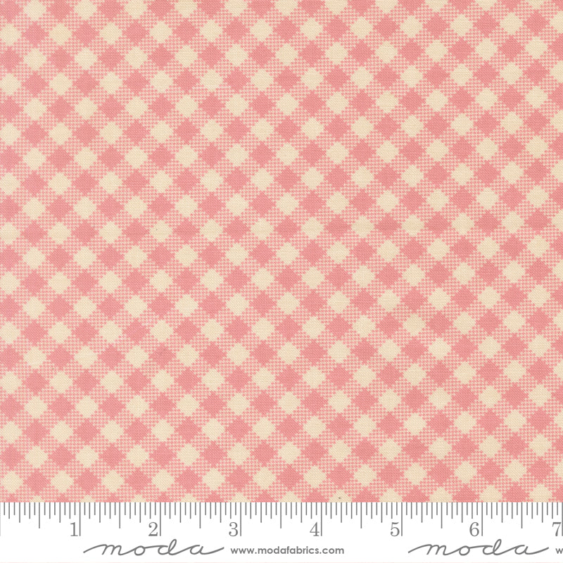 Garden Gingham in Blossom quilting fabric, part of the My Secret Garden fabric collection by Stacy Iest Hsu (SKU: 20987 36)